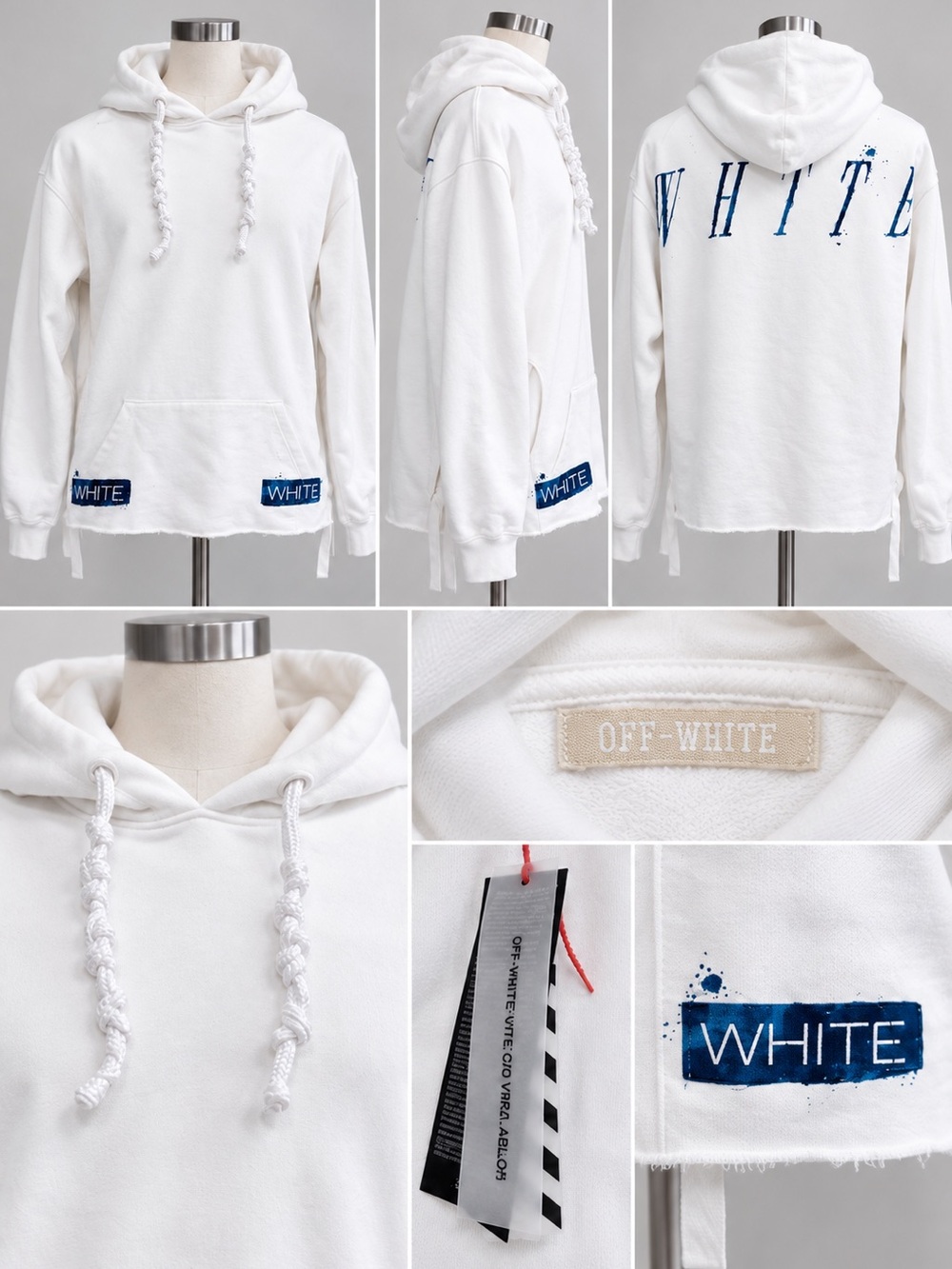 Off-White White Pullover Hoodie